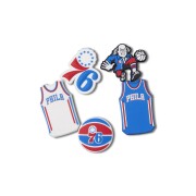 Crocs™ NBA PHILADELPHIA 76ERS 5 PACK G1048800-MU 