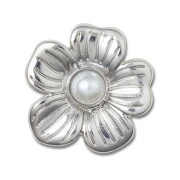 Crocs™ Jibbitz Silver Mnchrm Daisy 2 