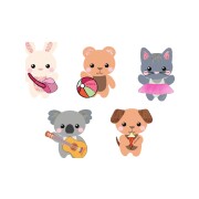 Crocs™ Jibbitz Cutie Animal Friends 5 Pack 