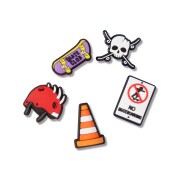 Crocs™ Jibbitz Skateboard Is Life 5 Pack G1051300-Mu 