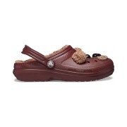 Crocs™ Classic Lined I Am Brown Bear Clog Toddler Dark Clay