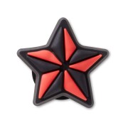 Crocs™ Jibbitz Black And Red Star Tattoo 198445177132 