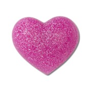 Crocs™ Jibbitz Dark Pink Glitter Heart 196265859030 
