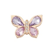 Crocs™ Jibbitz Gold Butterfly With Gem G1113900-Mu 