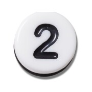 Crocs™ Jibbitz Number Two Tiny Friendship 