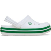 Crocs™ Crocband Clog Kids' 207005 White/Green Ivy