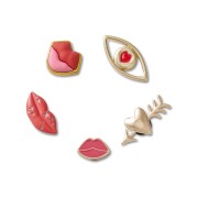 Crocs™ Jibbitz Valentines Lips 5 Pack 198445127656 