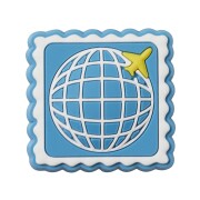 Crocs™ Jibbitz Travel Stamp 