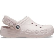 Crocs™ Baya Lined Fuzz Strap Clog Barely Pink