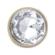 Crocs™ Jibbitz Gold Clear Gem 