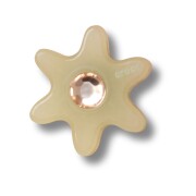 Crocs™ Jibbitz Tan Flower With Gem 
