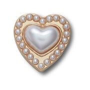 Crocs™ Jibbitz Gold Pearl Heart 196265644841 