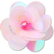 Crocs™ Jibbitz Sequin Pink Flower 