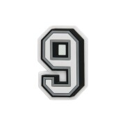 Crocs™Jibbitz B&W Number 9 
