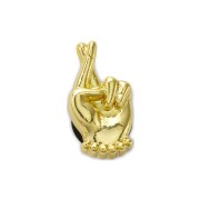 Crocs™ Jibbitz Gold Fingers Crossed G1133400-Mu 