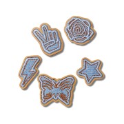 Crocs™ Jibbitz Denim Patch 5 Pack 196265835508 