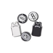 Crocs™ Jibbitz Nba Brooklyn Nets 5 Pack 