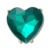Crocs™ Jibbitz Emerald Heart Gem 196265847778 