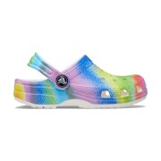 Crocs™ Classic Spray Dye Clog Kid's 208094 White/Multi