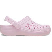 Crocs™ Classic Floral Cut Out Clog Kids' Pink Milk