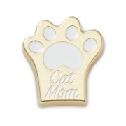 Crocs™ Jibbitz Gold Cat Mom Paw 196265835843 