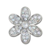 Crocs™ Jibbitz Silver Mnchrm Daisy 1 