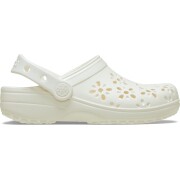 Crocs™ Classic Floral Cut Out Clog Kid's Chalk