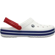 Crocs™ Crocband™ White/Blue Jean