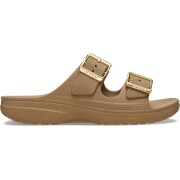 Crocs™ Saturday Metallic Buckle Sandal Women's Sepia