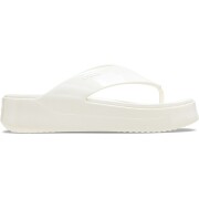 Crocs™ Getaway Platform Patent Flip Chalk