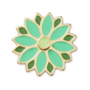 Crocs™ Jibbitz Green Spinner Flower 