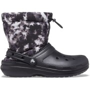 Crocs™ Classic Lined Neo Puff Tie Dye Boot Black
