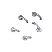 Crocs™ SILVER RING 5 PACK G1131600-MU 