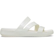 Crocs™ Getaway Patent Strappy Chalk