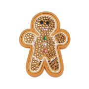 Crocs™ Jibbitz Beaded Gingerbread Cookie 196265858040 