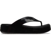 Crocs™ Getaway Platform Patent Flip Black