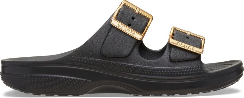 Crocs™ Saturday Metallic Buckle Sandal Women's Black