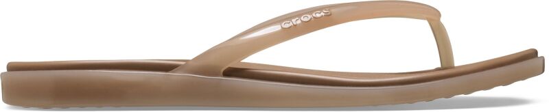 Crocs™ Miami Jelly Round Toe Flip Women's Milk Chocolate Jelly
